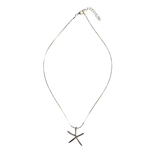 ASHLUYAK Seestern-Anhänger, Halskette, Seestern-Anhänger, Choker, Legierung, Komponente, Halsschmuck, Party-Schmuck, Strandschmuck, Geschenk für Mädchen von ASHLUYAK