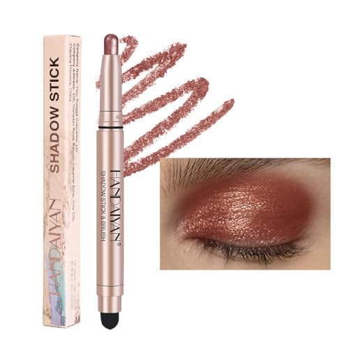 Long Lasting Double End Glitter Pearlescent Eye Pen Stick Pencil Eyeshadow Makeup Highlighter Waterproof Shimmers Highlighter Eyeshadow Stick Liquid Eyeshadow Set Waterproof Vibrants Eyeshadow von ASHLUYAK