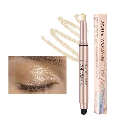 Long Lasting Double End Glitter Pearlescent Eye Pen Stick Pencil Eyeshadow Makeup Highlighter Waterproof Shimmers Highlighter Eyeshadow Stick Liquid Eyeshadow Set Waterproof Vibrants Eyeshadow von ASHLUYAK