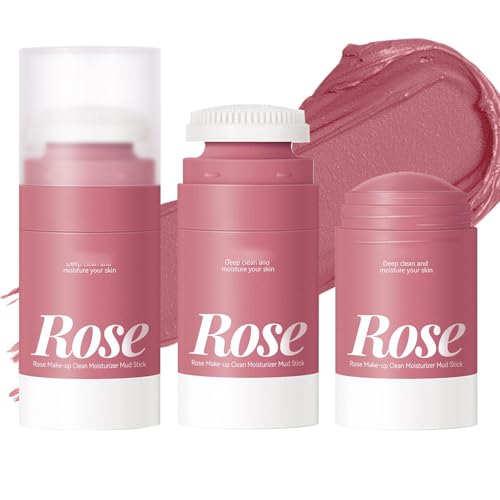 Rose Cleansing Makeup Remover Stick Cleansing Balm Moisturizing Deep Gentle Facial Cleansing Make Up Remover With Massage Head for All Skin Types Rose Cleansing Makeup Remover Stick Cleansing Balm Moisturizing Deep Gentle Facial Cleansing Make Up Remover With Massage Head for All Skin Types von ASHMAV