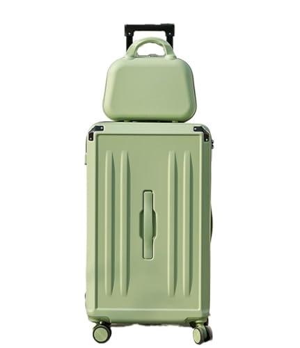 Koffer Reisekoffer Trolley Gepäcksets, 2-teilig, Langlebige Gepäcksets, Handgepäck-Kofferset Für Damen Und Herren Boardcase Handgepäck (Color : A, Size : 20in) von ASHSDI