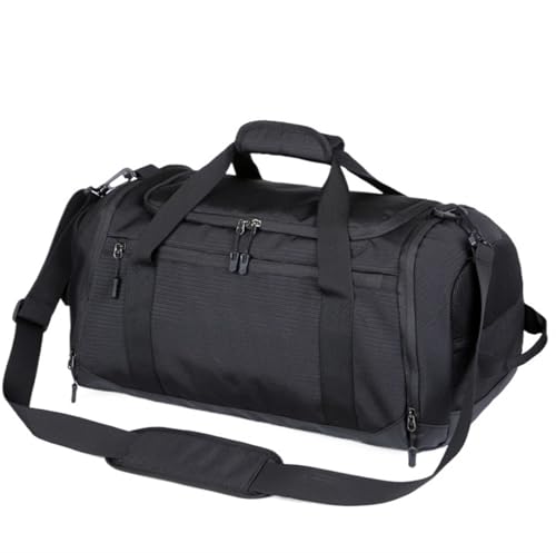 Reisetasche Sporttasche 18-Zoll-Sport-Reisetasche, Sporttasche Für Herren, Weekender-Übernachtungstasche Mit Schuhfach Kliniktasche Geburt (Color : A, Size : 47 * 30 * 25cm) von ASHSDI