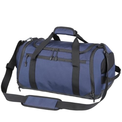 Reisetasche Sporttasche 18-Zoll-Sport-Reisetasche, Sporttasche Für Herren, Weekender-Übernachtungstasche Mit Schuhfach Kliniktasche Geburt (Color : B, Size : 47 * 30 * 25cm) von ASHSDI