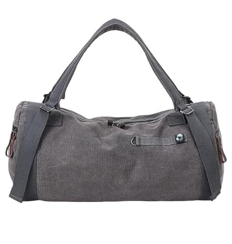 Reisetasche Sporttasche 19-Zoll-Reisetasche Für Herren, Segeltuch, Reisetasche, Damen-Übernachtungs-Wochenendtasche Auf Reisen Kliniktasche Geburt (Color : A, Size : 50 * 27 * 25cm) von ASHSDI