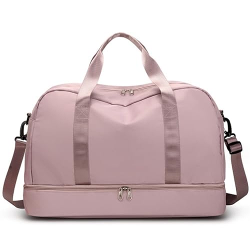 Reisetasche Sporttasche Weekender-Taschen Für Damen, 19-Zoll-Sport-Reisetasche Mit Mehreren Taschen Und Schuhfach Kliniktasche Geburt (Color : E, Size : 49 * 25 * 32cm) von ASHSDI