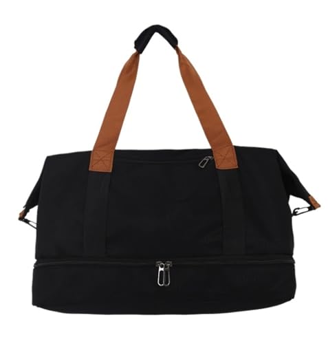 Reisetasche Sporttasche Wochenendtasche Für Damen Mit Schuhfach, Reisetasche Aus Oxford-Stoff Für Die Nacht Kliniktasche Geburt (Color : F, Size : 61 * 27 * 32 cm) von ASHSDI