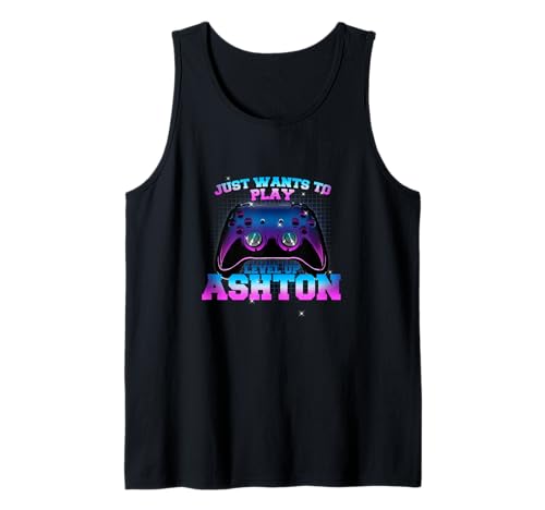 Herren ASHTON - LEVEL UP mit Controller: WILL NUR SPIELEN Tank Top Herren ASHTON - LEVEL UP mit Controller: WILL NUR SPIELEN Tank Top von ASHTON Sohn Enkel Geburtstag Geschenkideen