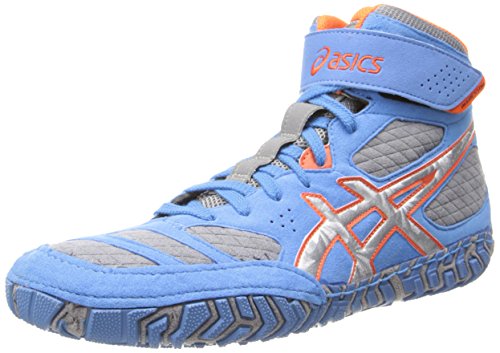 ASICS Herren Aggressor 2, Dusty Blue/Silver/Red Orange, 46.5 EU von ASICS