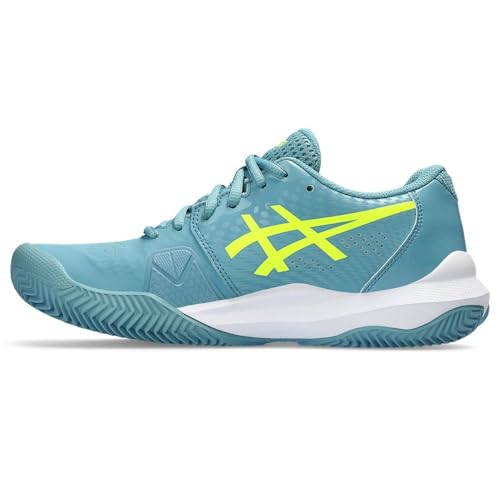 ASICS Challenger 14 Clay Donna Donna Tennisschuhe Blau Gelb von ASICS