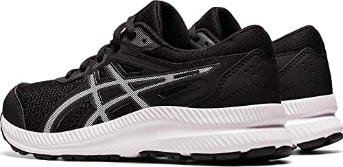 ASICS Contend 8 GS Sneaker, Black/White, 39.5 EU von ASICS