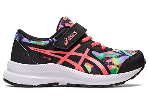ASICS Contend 8 Ps Print Sneaker, Schwarz Papaya, 28.5 EU von ASICS