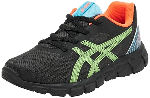 ASICS Contend 9 PS Sneaker, Black Green Gecko, 34.5 EU ASICS Contend 9 PS Sneaker, Black Green Gecko, 34.5 EU von ASICS