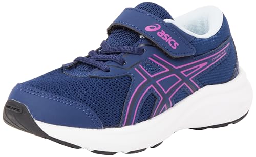 ASICS Contend 9 PS Sneaker, Blaue Weite/Kräftiges Magenta, 34.5 EU ASICS Contend 9 PS Sneaker, Blaue Weite/Kräftiges Magenta, 34.5 EU von ASICS