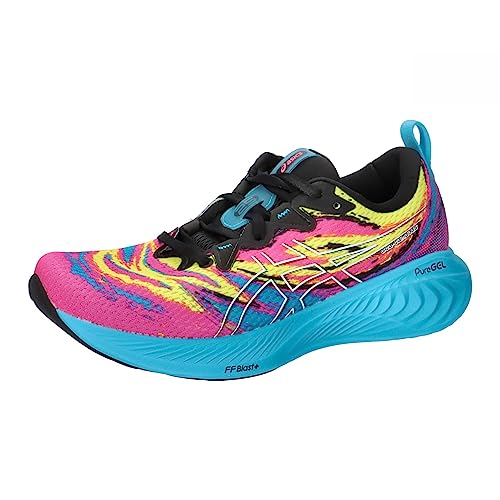 ASICS Cumulus 25 Donna Laufschuhe Blau Gelb von ASICS