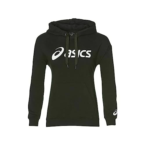 ASICS Damen Big Oth Hoodie Sweatshirt, Performance Schwarz/Brilliant weiß, XL von ASICS