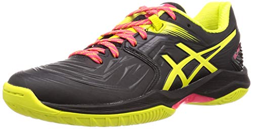 Asics Damen Blast FF Handballschuhe, Schwarz (Black/Sour Yuzu 001), 39 EU von ASICS