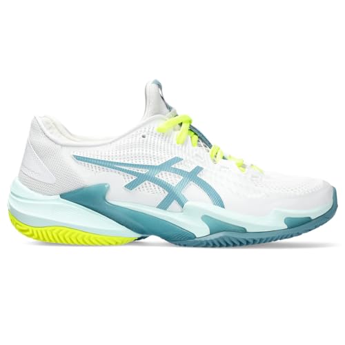 ASICS Damen Court FF 3 Clay Sneaker, White Soothing Sea, 41.5 EU von ASICS