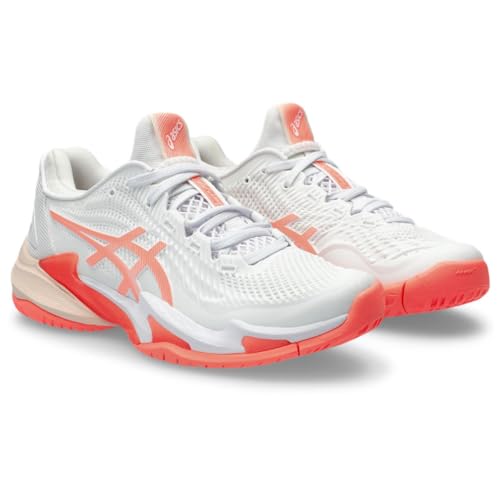 ASICS Damen Court Ff 3 Sneaker, White/Sun Coral, 37 EU von ASICS