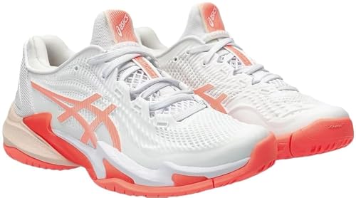 ASICS Damen Court Ff 3 Sneaker, White Sun Coral, 37.5 EU von ASICS