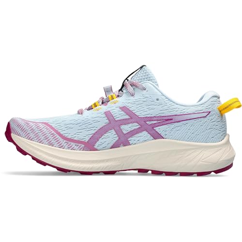 ASICS Damen Fuji Lite 4 Sneaker, Light Blue/BlackBerry, 41.5 EU von ASICS