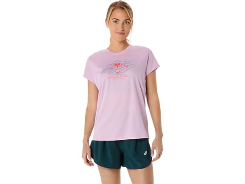 ASICS Damen Fujitrail Logo SS TOP T-Shirt, Light Ube, X-Small ASICS Damen Fujitrail Logo SS TOP T-Shirt, Light Ube, X-Small von ASICS