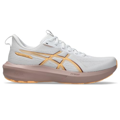 ASICS Damen GT-1000 14 Laufschuhe, Weiß/Rubble Red, Größe 39 von ASICS