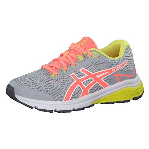 ASICS GT-1000 8 GS Laufschuhe Farbe: Grau/Coral (020); Größe: EUR 37.5 | US 5 | UK 4 von ASICS