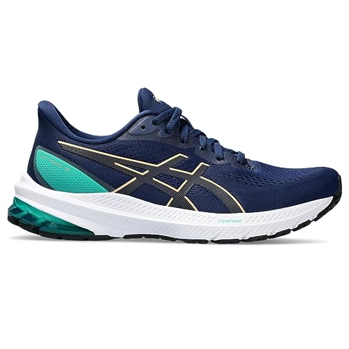ASICS Damen GT-2000 12 Laufschuh, Blue Expanse/Champagner, 42.5 EU ASICS Damen GT-2000 12 Laufschuh, Blue Expanse/Champagner, 42.5 EU von ASICS