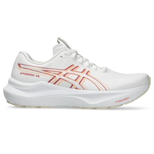 ASICS Damen GT-2000 14 Laufschuhe 9.5 White/Dark Pink Clay von ASICS
