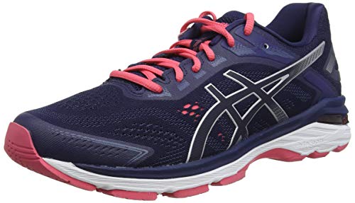 ASICS Damen GT-2000 7 Laufschuhe, Mehrfarbig (Peacoat/Silver 401), 37 EU von ASICS