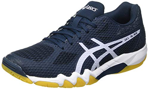 Asics Damen Gel-Blade 7 Indoor Court Shoe, French Blue/Lilac Opal, 37 EU von ASICS