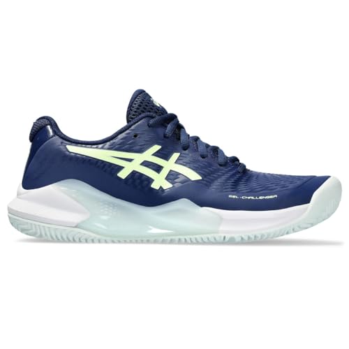 ASICS Damen Gel-Challenger 14 Clay Sneaker, Blue Expanse/Illuminate Yellow, 41.5 EU von ASICS