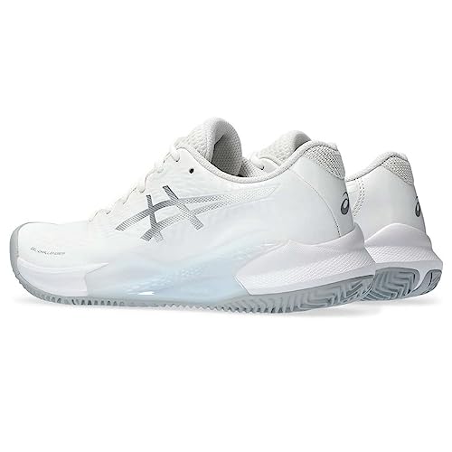 ASICS Damen Gel-Challenger 14 Clay Sneaker, White/Pure Silver, 44 EU von ASICS