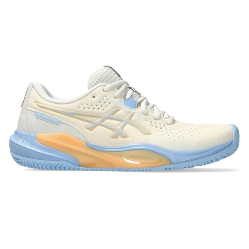 ASICS Damen Gel-Challenger 15 Padel Sneaker, Cream Stone Wash, 39 EU von ASICS