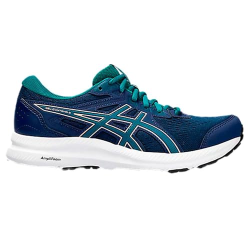 ASICS Damen Gel-Contend 8 Sneaker, Blue Expanse/Rich Teal, 39.5 EU ASICS Damen Gel-Contend 8 Sneaker, Blue Expanse/Rich Teal, 39.5 EU von ASICS