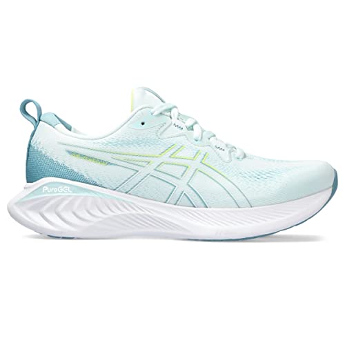 ASICS Damen Gel-Cumulus 25 Laufschuhe, Beruhigendes Meer/Glow Yellow, 41.5 EU ASICS Damen Gel-Cumulus 25 Laufschuhe, Beruhigendes Meer/Glow Yellow, 41.5 EU von Asics