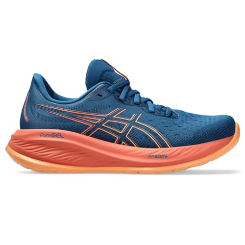 ASICS Damen Gel-Cumulus 26 Laufschuh, Rich Navy/Faded Orange, 41.5 EU ASICS Damen Gel-Cumulus 26 Laufschuh, Rich Navy/Faded Orange, 41.5 EU von ASICS