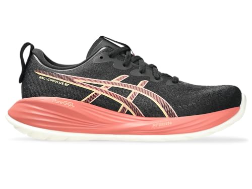 ASICS Damen Gel-Cumulus 27 Sneaker, Black Orange Glow, 42 EU ASICS Damen Gel-Cumulus 27 Sneaker, Black Orange Glow, 42 EU von ASICS