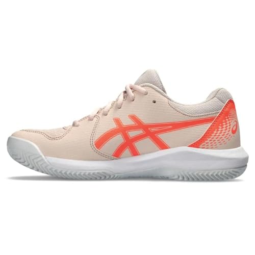 ASICS Damen Gel-Dedicate 8 Clay Sneaker, Pearl Pink/Sun Coral, 37 EU von ASICS