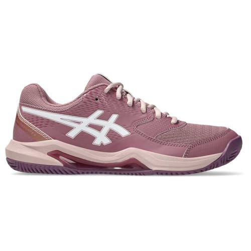 ASICS Damen Gel-Dedicate 8 Padel Sneaker, LILA Oxid/Weiss, 42.5 EU von ASICS