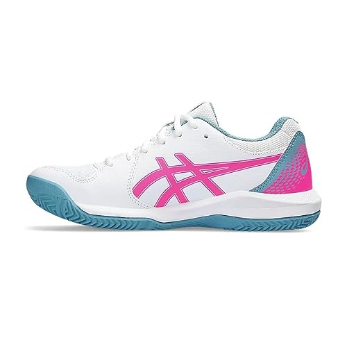 ASICS Damen Gel-Dedicate 8 Padel Sneaker, White/HOT PINK, 40 EU von ASICS