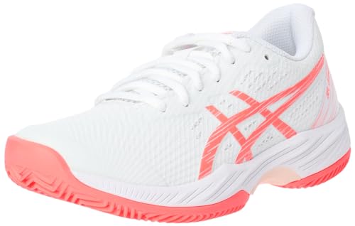 ASICS Damen Gel-Game 9 Clay/OC Sneaker, Weiße Sonne Koralle, 36 EU von ASICS