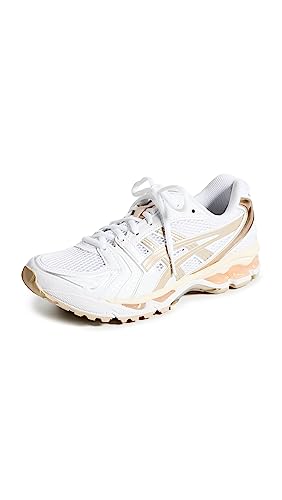 ASICS Damen Gel-Kayano 14 Sneaker, Weiß/Einfach Taupe, 39 EU von ASICS