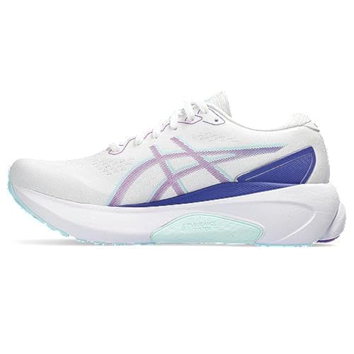 Asics Damen Gel Kayano 30 Sneaker, White/Cyber Grape, 40.5 EU von ASICS