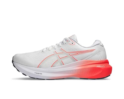 ASICS Damen Gel-Kayano 30 Sneaker, White/Sunrise Red, 41.5 EU von ASICS