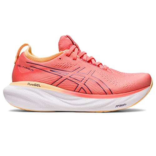 ASICS Damen Gel-Nimbus 25 Laufschuhe, Papaya/Dusty Purple, 41.5 EU, 1012B356.700 ASICS Damen Gel-Nimbus 25 Laufschuhe, Papaya/Dusty Purple, 41.5 EU, 1012B356.700 von ASICS