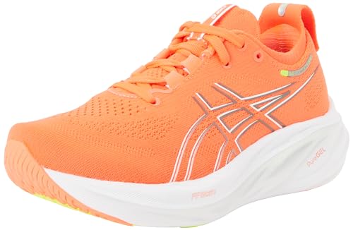 ASICS Damen Gel-Nimbus 26 Sneaker, Sunrise RED/Pure Silver, 40.5 EU ASICS Damen Gel-Nimbus 26 Sneaker, Sunrise RED/Pure Silver, 40.5 EU von ASICS