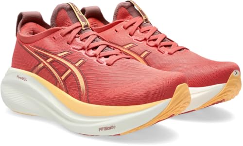 ASICS Damen Gel-Nimbus 27 Sneaker, Dark Pink Clay Orange Glow, 41.5 EU ASICS Damen Gel-Nimbus 27 Sneaker, Dark Pink Clay Orange Glow, 41.5 EU von ASICS