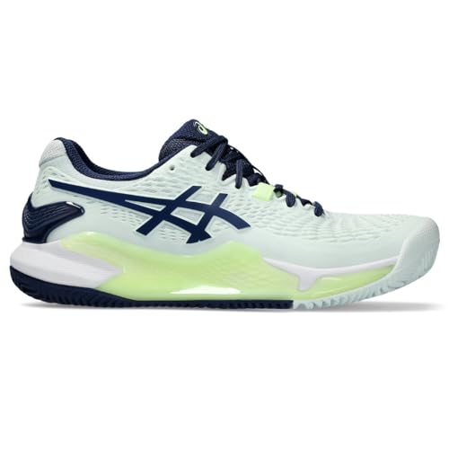 ASICS Damen Gel-Resolution 9 Clay Sneaker, Mint Blue Expanse Schaufeln, 37 EU von ASICS