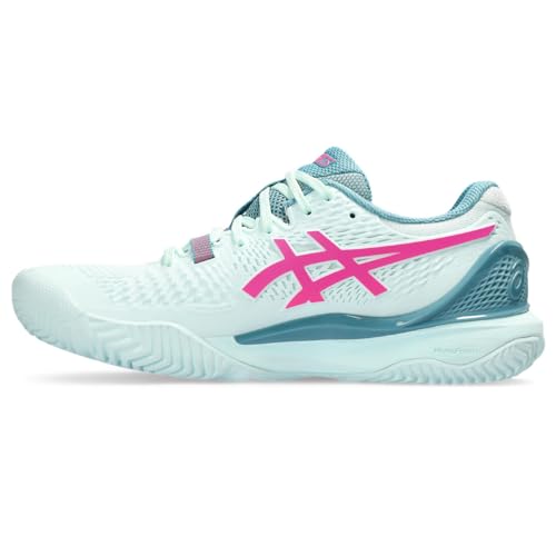 ASICS Damen Gel-Resolution 9 Padel Sneaker, Soothing SEA/HOT PINK, 37 EU von ASICS